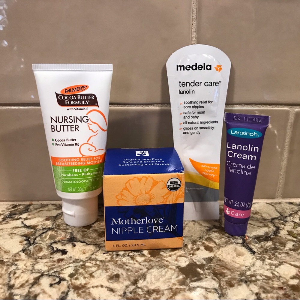 Nursing nipple cream bundle